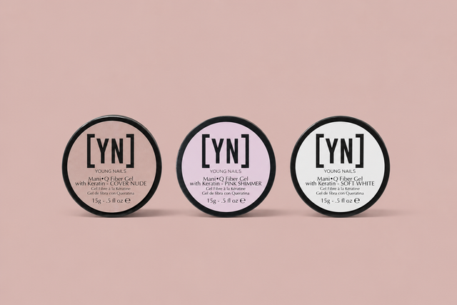 Young Nails Mani•q Fiber Gel With Keratin 15 g Jar