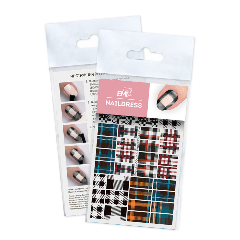 EMI Naildress Slider Design – #61 Tartan
