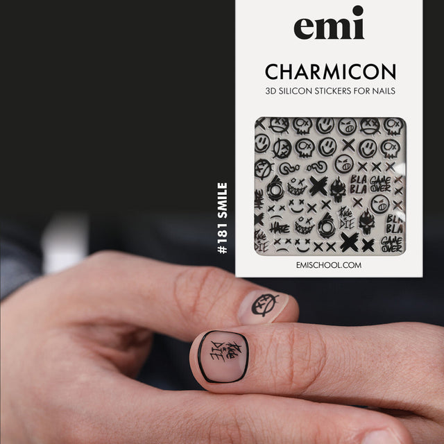 EMI Charmicon 3D Silicone Stickers – #181 Smile