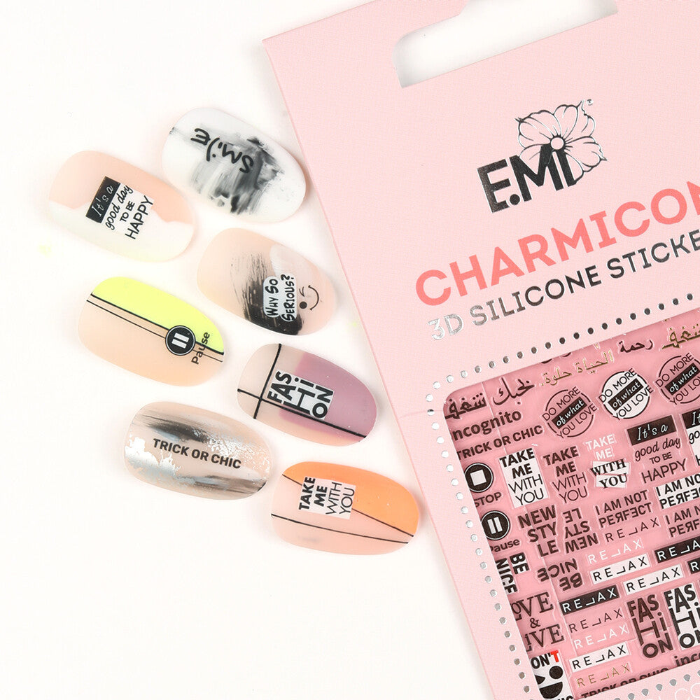 EMI Charmicon 3D Silicone Stickers – #144 Be Nice