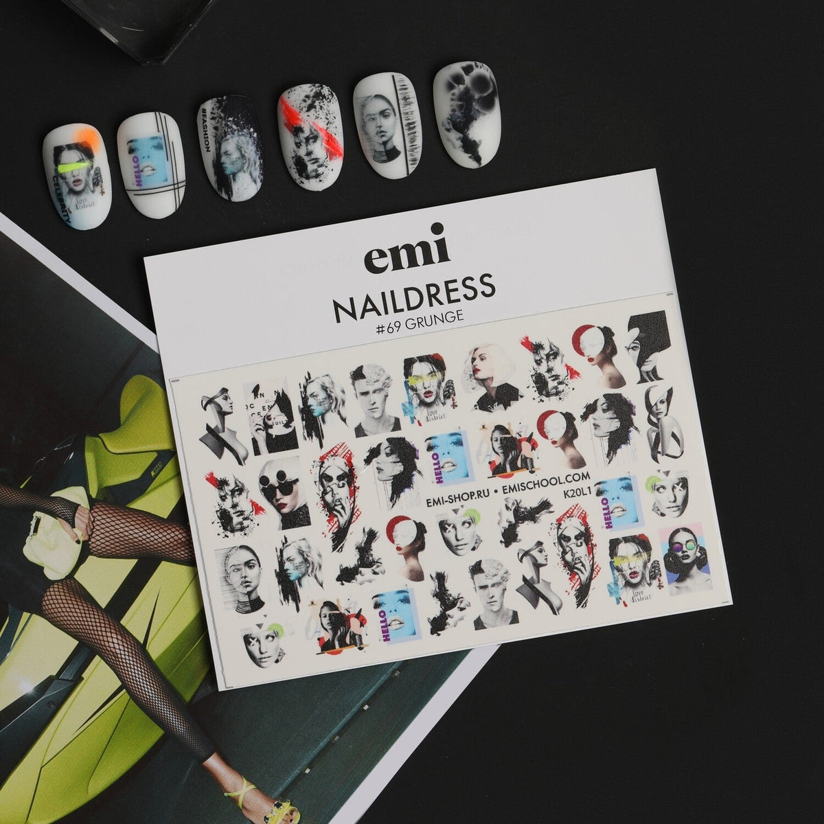 EMI Naildress Slider Design – #69 Grunge
