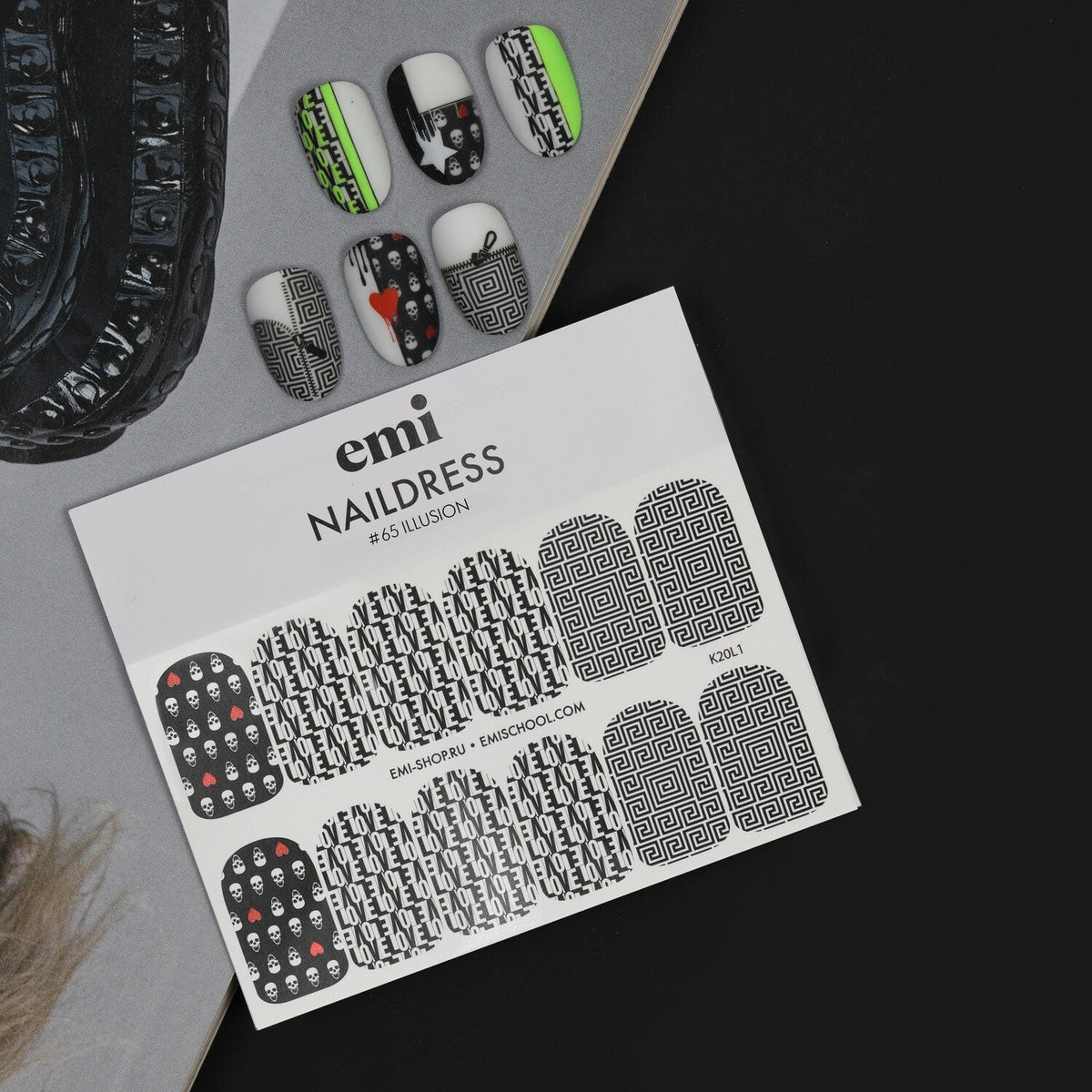 EMI Naildress Slider Design – #65 Illusion