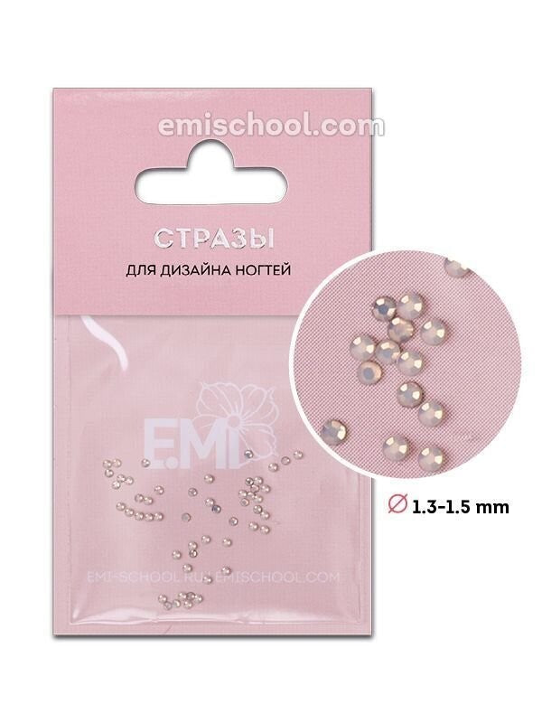 EMI Rhinestones White Opal #3, 50 stuks