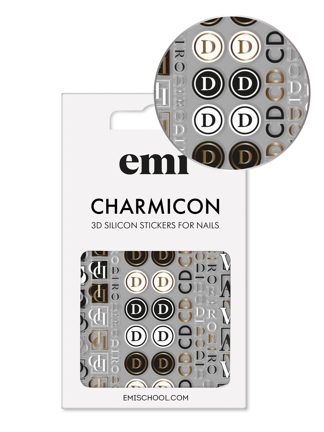 EMI Charmicon 3D Silicone Stickers – #186 Logomania (EMI-749)