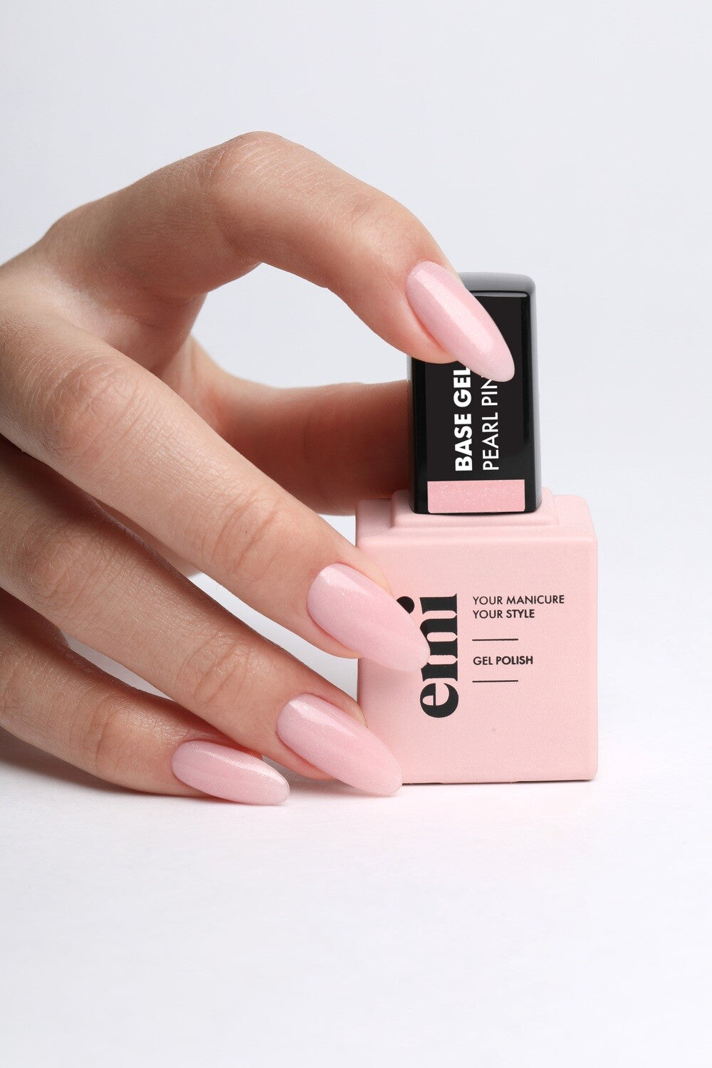 E.MiLac Base Gel Pearl Pink #13, 9/15 ml.