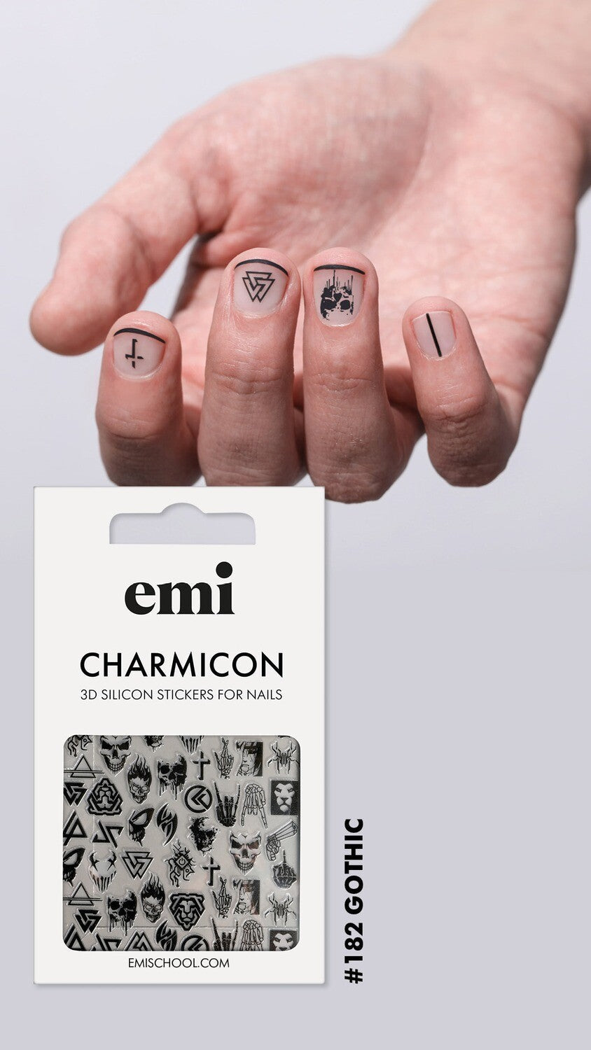 EMI Charmicon 3D Silicone Stickers – #182 Gothic