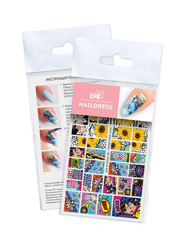 EMI Naildress Slider Design – #55 Pop Art