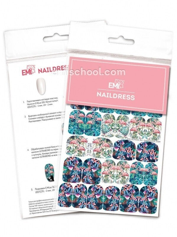 EMI Naildress Slider Design – #34 Flamingo