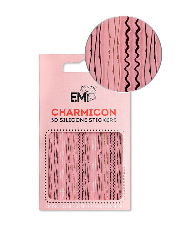 EMI Charmicon 3D Silicone Stickers – #122 Lines