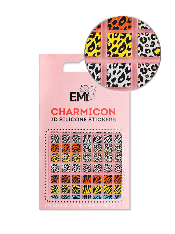 EMI Charmicon 3D Silicone Stickers – #130 Zebra