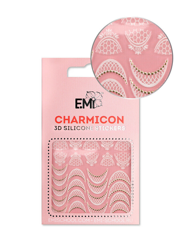 EMI Charmicon 3D Silicone Stickers – #108 Lace Lunula