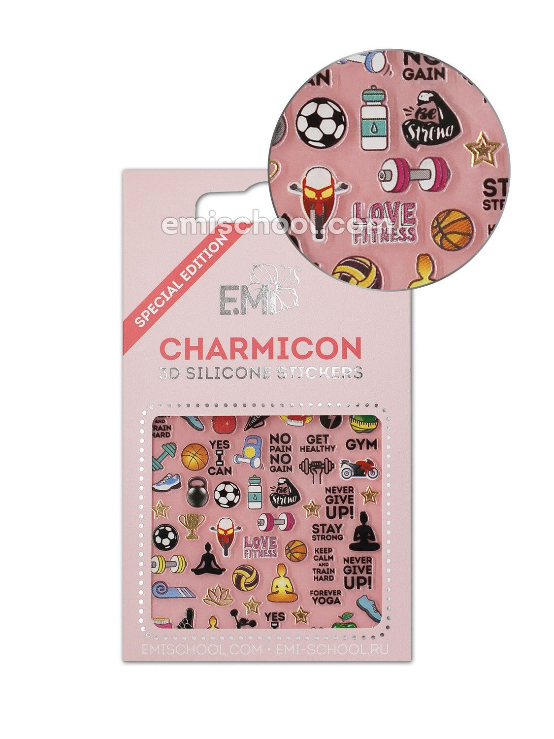 EMI Charmicon 3D Silicone Stickers – Sport
