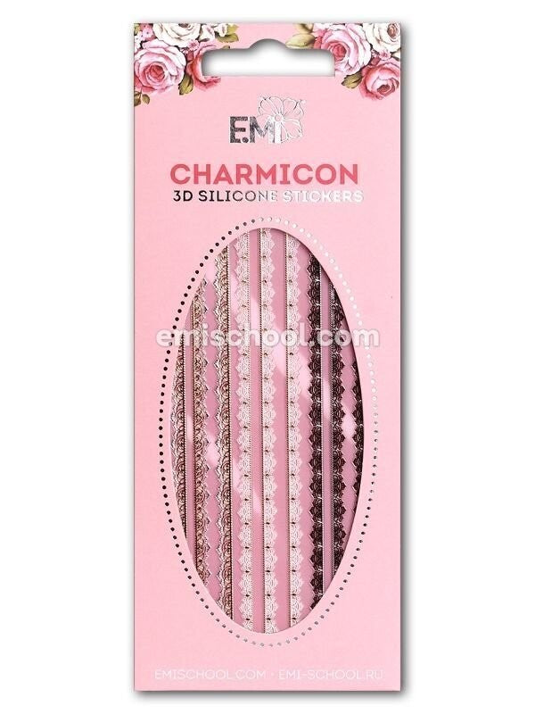 EMI Charmicon 3D Silicone Stickers – Lace MIX #2