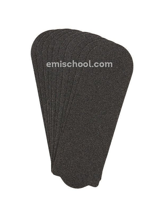 EMI 180 Körnung Edelstahl-Pedikürefeilen-Nachfüllpackung, 10 Stk.