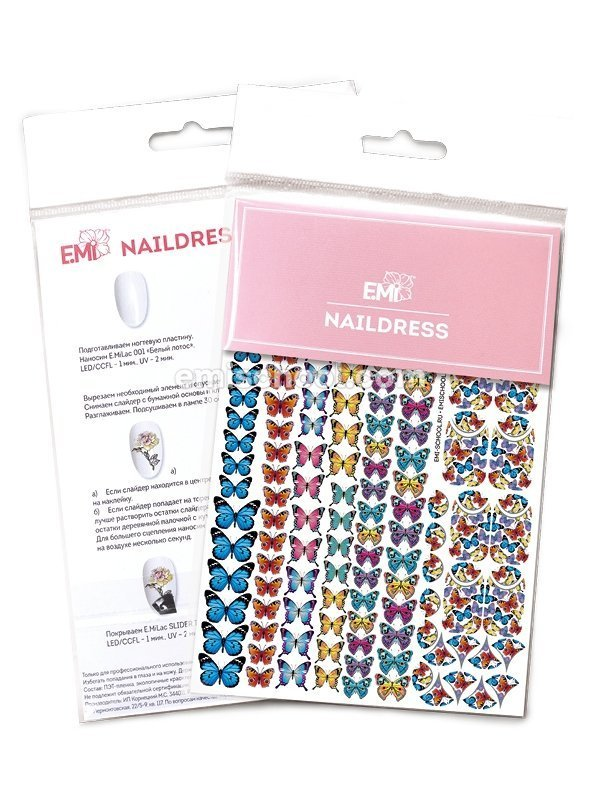 EMI Naildress Slider Design – #6 Butterflies