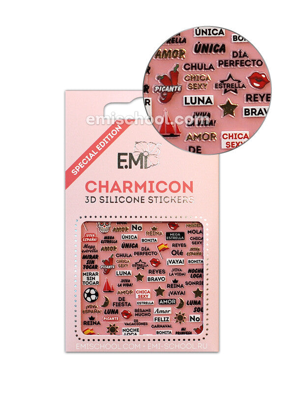 Charmicon 3D-Silikonaufkleber Spanien 3 