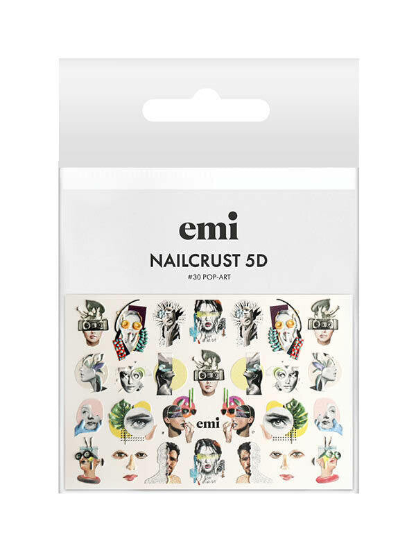 NAILCRUST 5D #30 Pop Art
