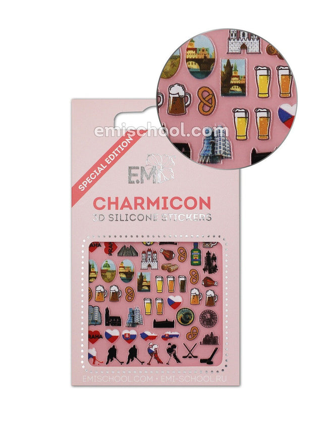 EMI Charmicon 3D Silicone Stickers – Czech 2