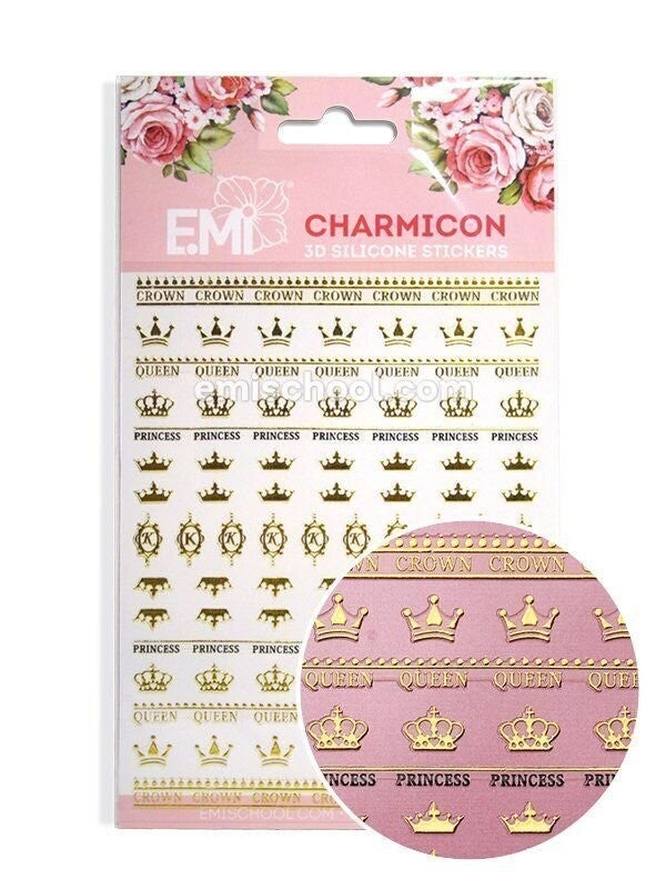EMI Charmicon 3D Silicone Stickers – Crowns
