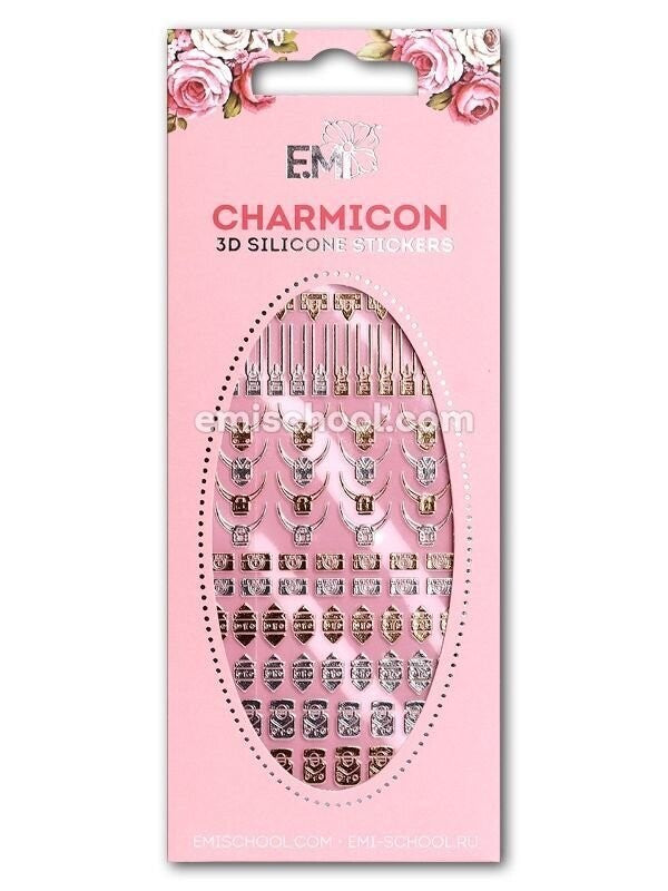 EMI Charmicon 3D Silicone Stickers – Locks