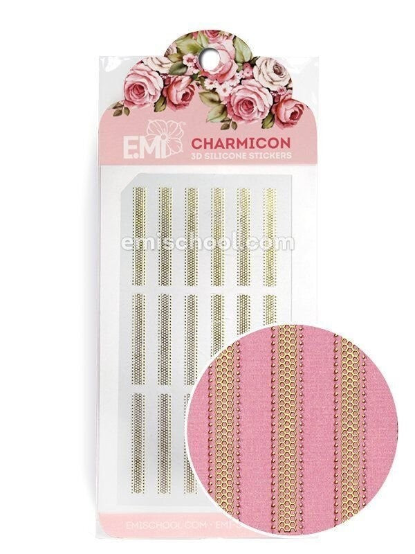 EMI Charmicon 3D Silicone Stickers – Ornament Gold #3