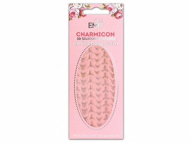 EMI Charmicon 3D Silicone Stickers – Lunula #3 Gold/Silver