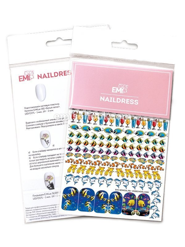 EMI Naildress Slider Design – #9 Fish