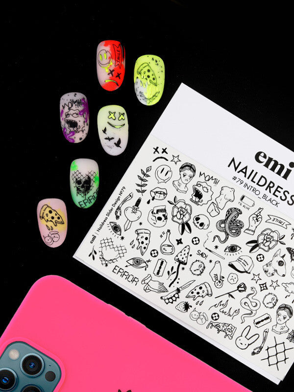EMI Naildress Slider Design – #79 Intro black