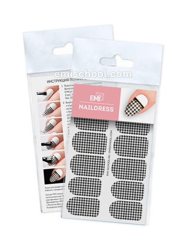 EMI Naildress Slider Design – #50 Houndstooth
