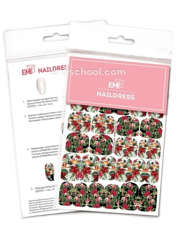 EMI Naildress Slider Design – #33 Tropical Print