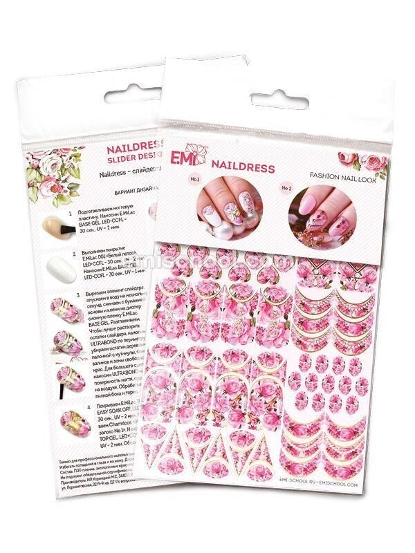 EMI Naildress Slider Design – Tender Roses