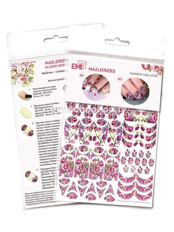 EMI Naildress Slider Design – Spring Bouquet