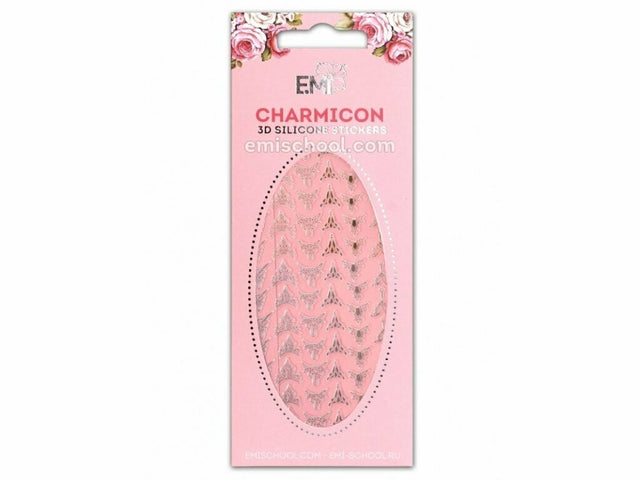 EMI Charmicon 3D Silicone Stickers – Lunula #2 Gold/Silver