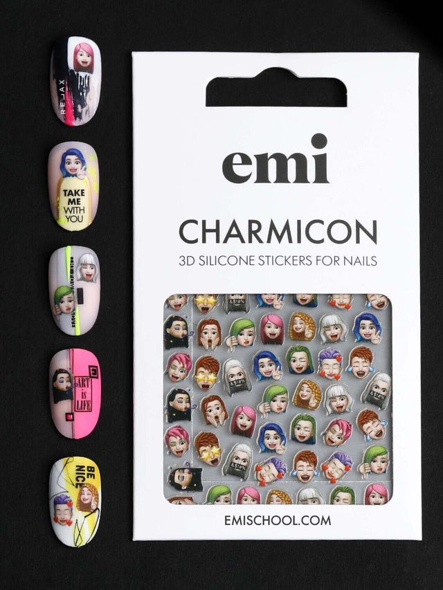 EMI Charmicon 3D Silicone Stickers – No. 203 Emoji