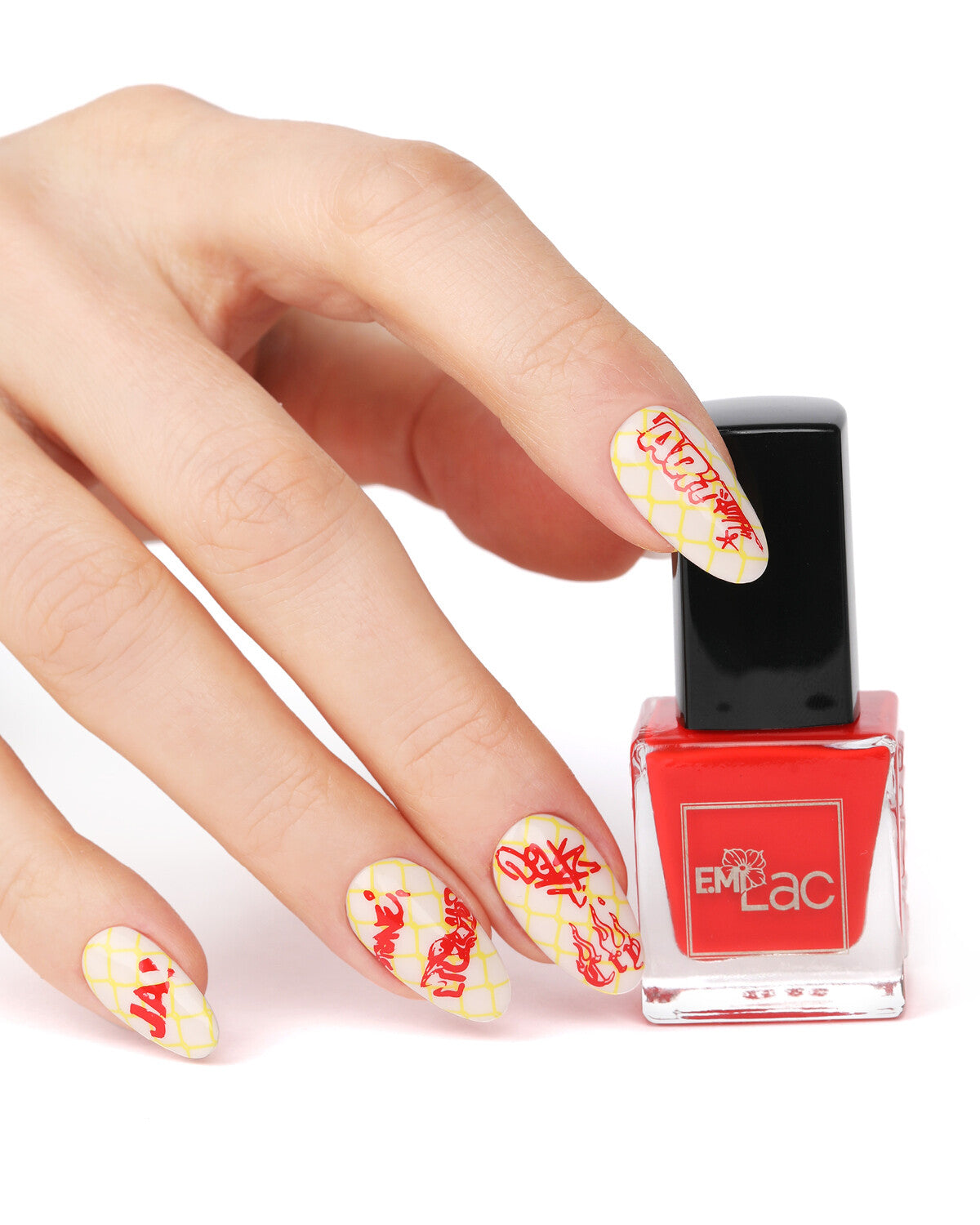 Nagellack zum Stempeln Rot #6, 9 ml.