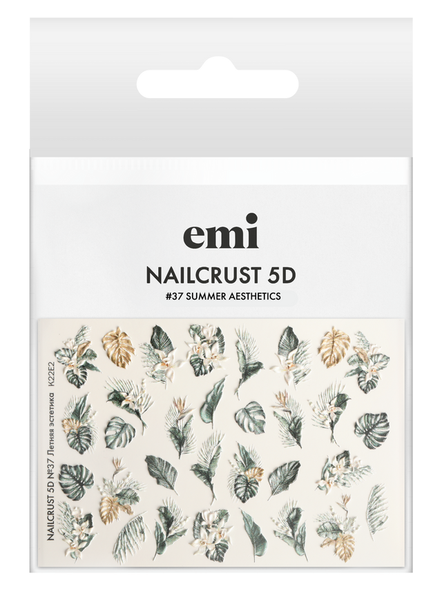 EMI Naildress Slider Design – Nailcrust 5D #37 Summer Aesthetics