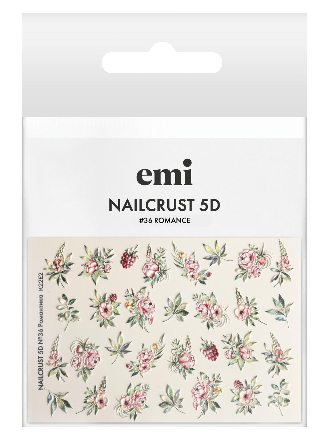 EMI Naildress Slider Design – Nailcrust 5D #36 Romance