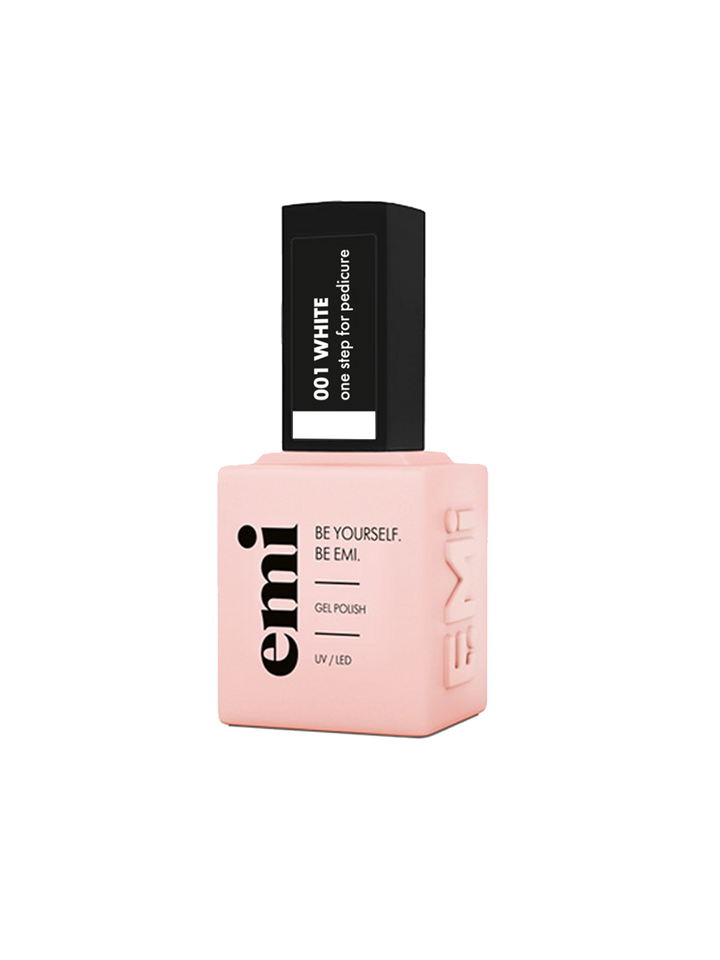 E.MiLac for pedicure White #1, 9 ml.