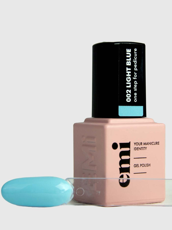 E.MiLac for pedicure Light blue #2, 9 ml.