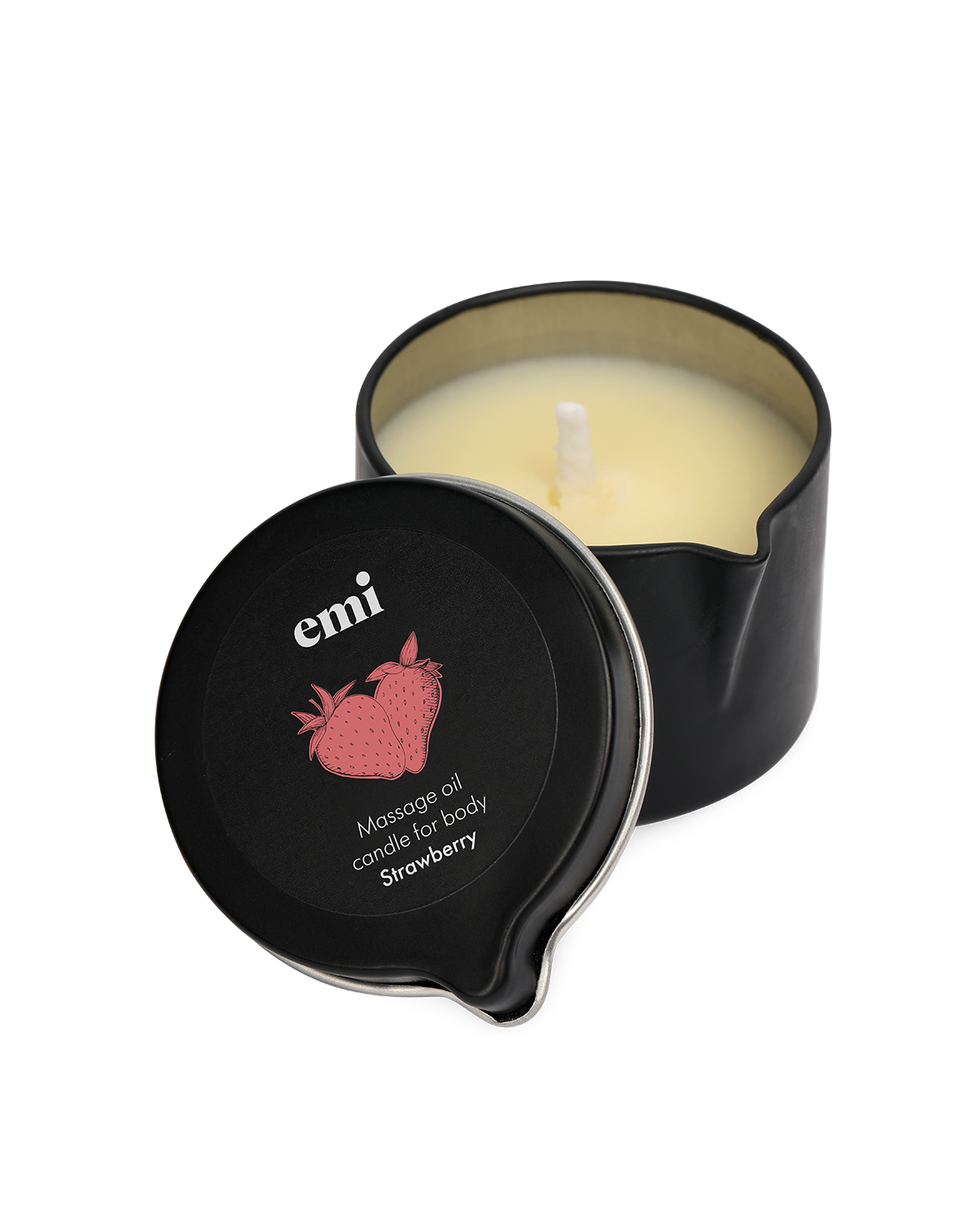 Massagekerze Erdbeere, 30 g