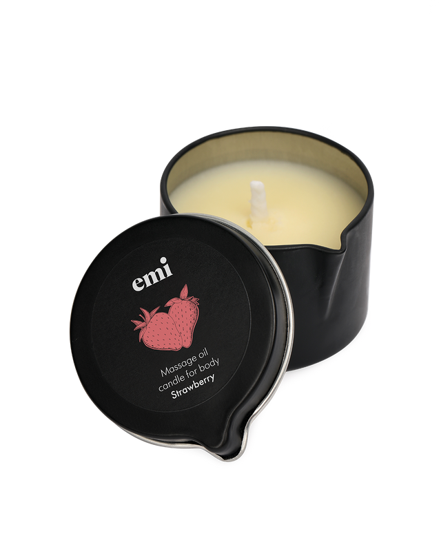 Massagekerze Erdbeere, 30 g