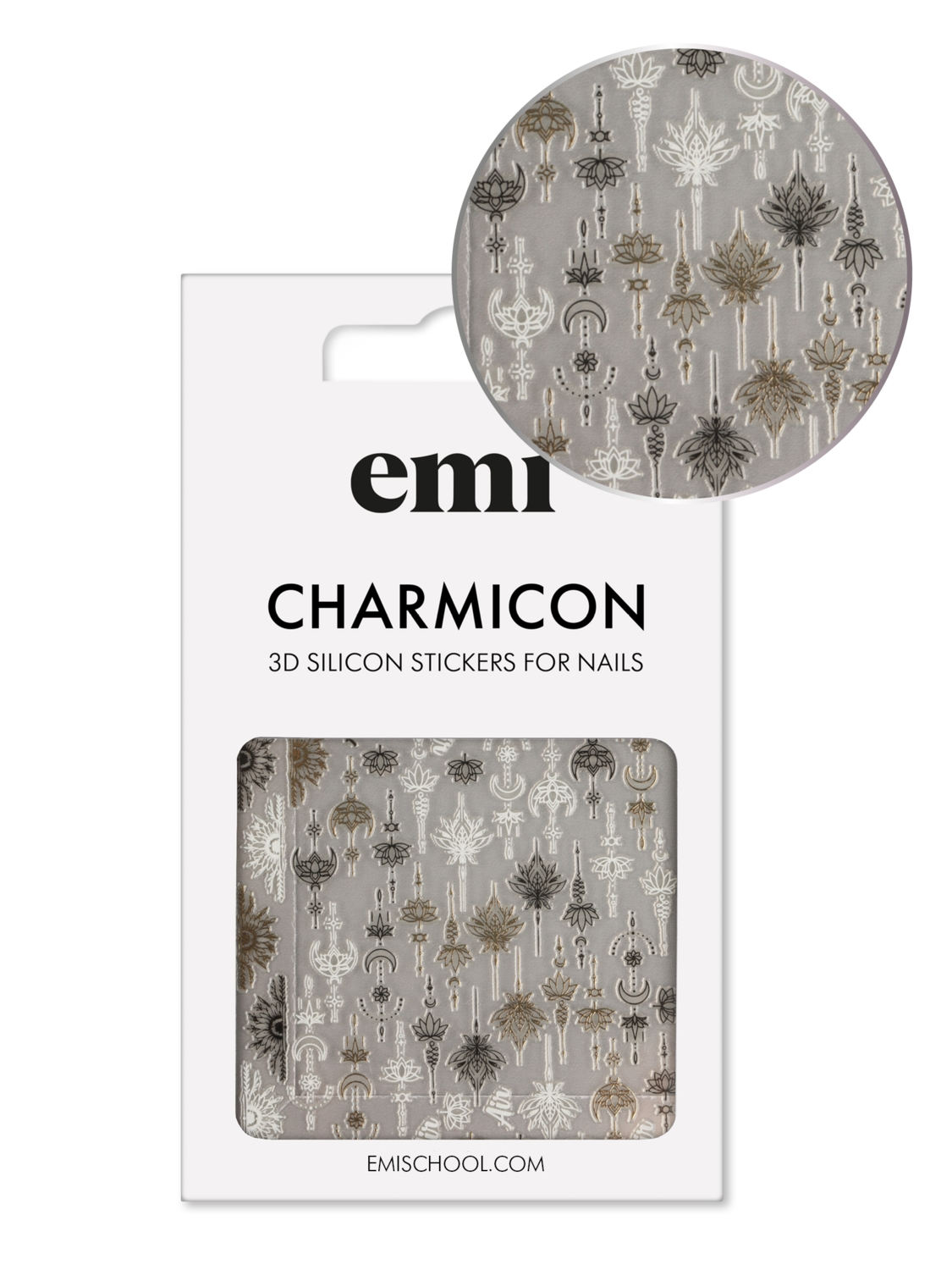 EMI Charmicon 3D Silicone Stickers – #223 Boho (EMI-757)
