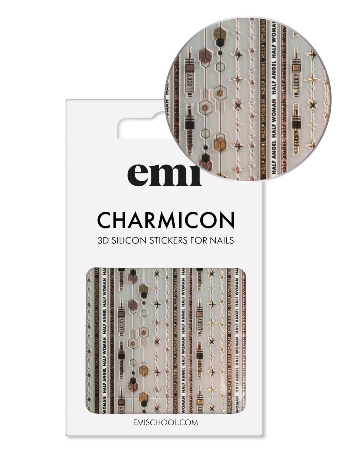 EMI Charmicon 3D Silicone Stickers – #224 Lucky (EMI-758)