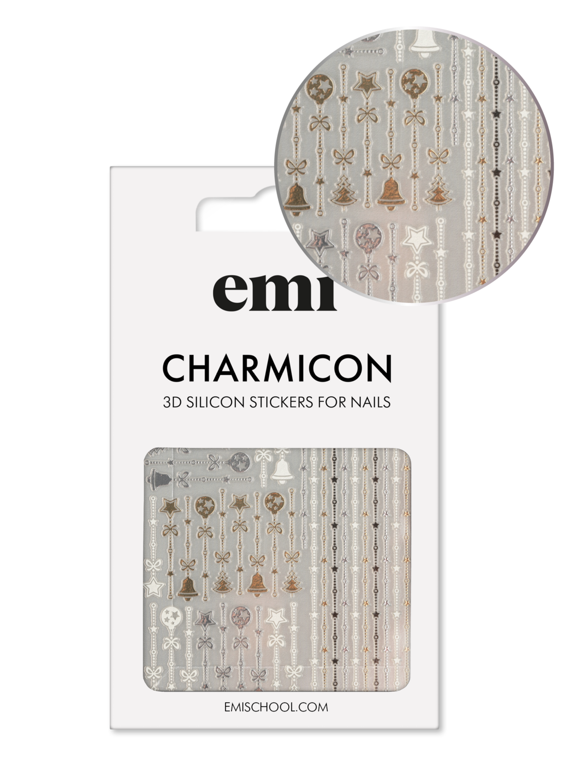 EMI Charmicon 3D Silicone Stickers – #226 New Year Decor (EMI-759)