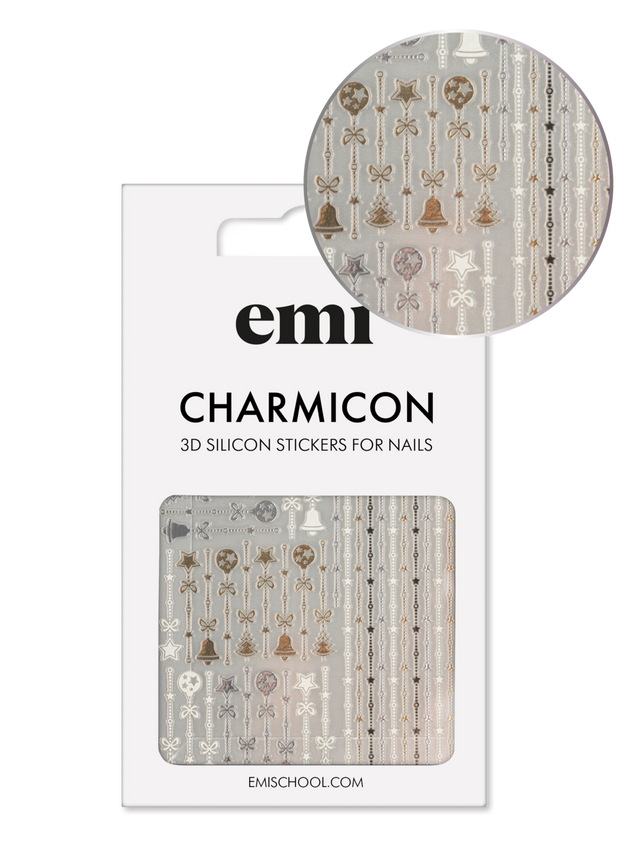 EMI Charmicon 3D Silicone Stickers – #226 New Year Decor (EMI-759)