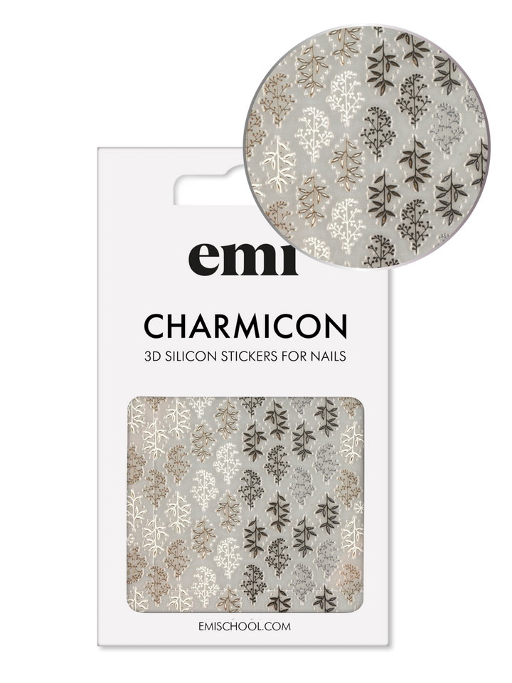 Charmicon 3D Silicone Stickers #225 Natural Pattern