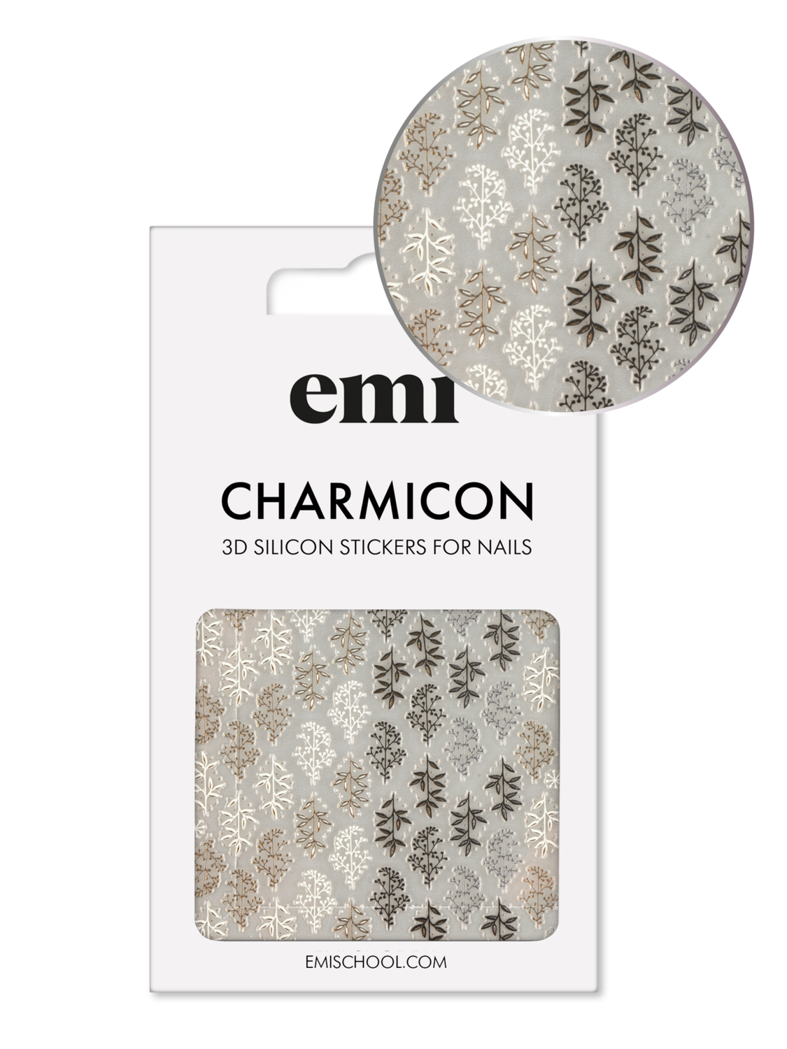 EMI Charmicon 3D Silicone Stickers – #225 Natural Pattern (EMI-760)