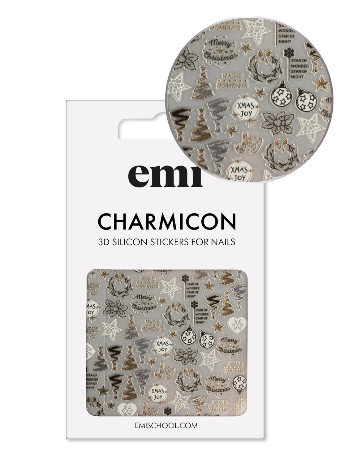 EMI Charmicon 3D Silicone Stickers – #227 Holiday Moments (EMI-761)