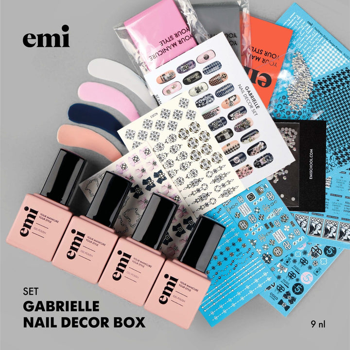 Set Gabrielle Nail Decor Box