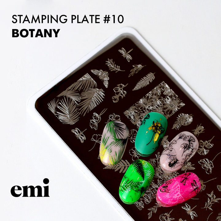 Stamping plate #10 Botany